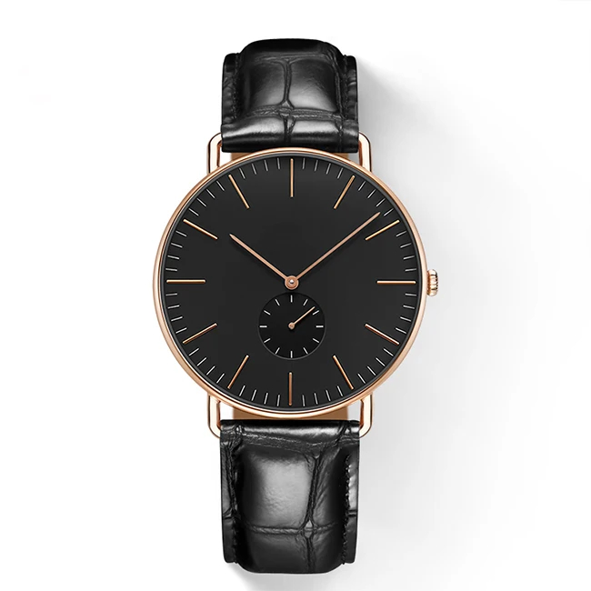 Baulenise modern edge stainless steel watch