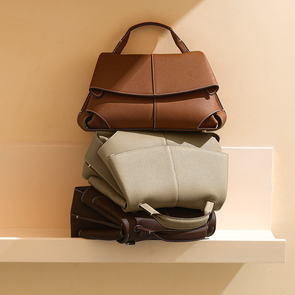 Baulenise 2025 NEW Brand Design High Quality Female Hand Bags Vintage Lady Genuine Leather Handbags for Women